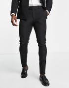 Bolongaro Trevor Skinny Ankle Grazer Suit Pants-black