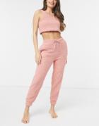 Brave Soul Becca Top And Pants Set-pink