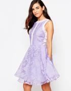 Lashes Of London Lila Organza Prom Dress - Purple