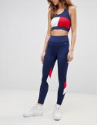 Tommy Hilfiger Color Block Panel Legging - Navy