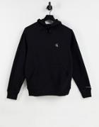 Calvin Klein Jeans Essential Regular Fit Hoodie With Ck Logo In Black