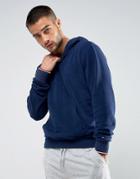 Tommy Hilfiger Full Zip Hoodie Polar Fleece In Navy - Navy
