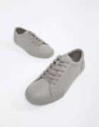 Asos Design Vegan Friendly Sneakers In Gray Block - Gray