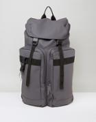Rains Utility Backpack In Smoke - Gray