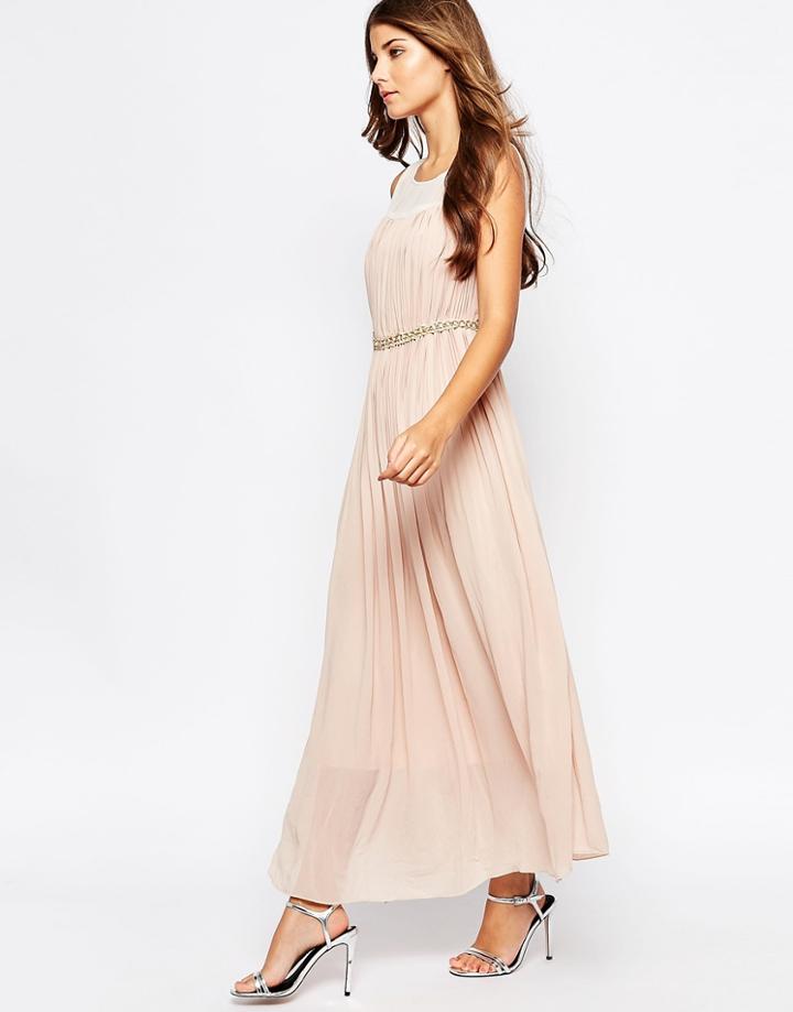 Jovonna Premier Butter Wouldn't Melt Maxi Dress - Nude