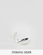 Kinglsey Ryan Sterling Silver Minimal Arrow Ring - Silver