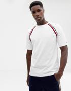 Tommy Hilfiger Raglan Striped T-shirt - White