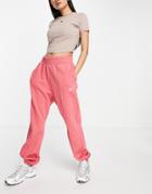 Nike Mini Swoosh Oversized Sweatpants In Archaeo Pink