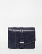 Warehouse Belt Detail Shoulder Bag - Navy