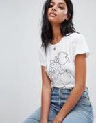 Warehouse Apple Of My Eye Novelty T-shirt - White