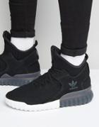Adidas Originals Tubular X Primeknit Sneakers In Black S80128 - Black