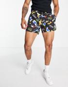 Topman 'lady Luck' Swim Shorts In Black