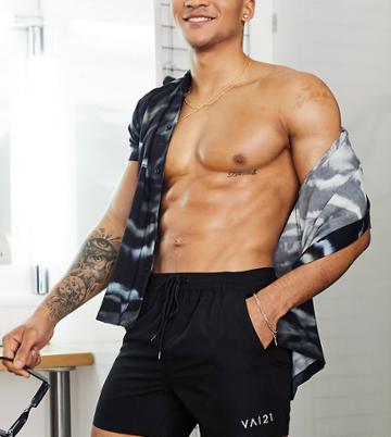 Vai21 Swim Shorts In Black