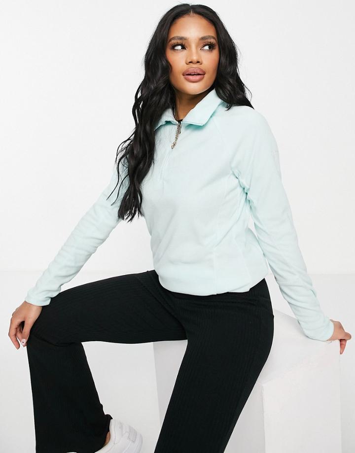 Columbia Glacial Iv 1/2 Zip Fleece In Light Blue