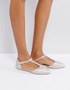 London Rebel T-bar Flat Point - Silver