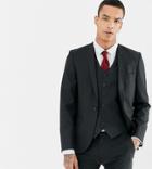 Heart & Dagger Skinny Suit Jacket-black