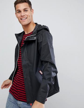 Hunter Original Vinyl Windbreaker In Black