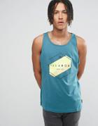 Billabong Obstacle Tank In Teal - Blue