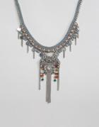 Pieces Moris Collar Necklace - Silver