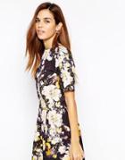 Warehouse Rose Floral Top - Multi