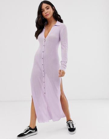 Skylar Rose 90's Maxi Cardigan - Purple