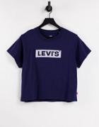 Levi's Varsity Logo T-shirt In Navy