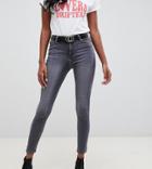 Miss Selfridge Skinny Jeans In Gray - Gray