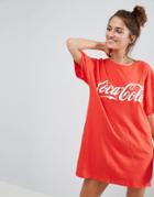 Asos Coca-cola Oversized Tee - Red
