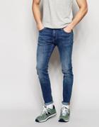 Lee Jeans Malone Superstretch Super Skinny Fit Common Blue Mid Wash - Common Blue