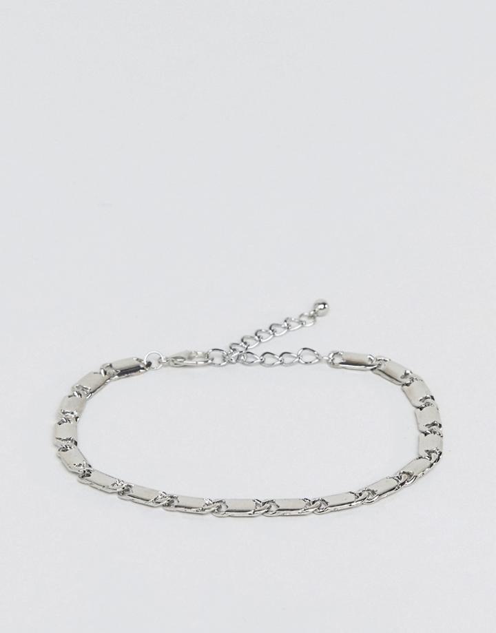 Designb Silver Chain Bracelet - Silver