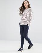 Vila Classic Skinny Pants In Navy - Navy