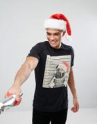 Jack & Jones Originals Holidays T-shirt - Black