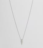 Reclaimed Vintage Inspired Arrow Pendent Necklace In Silver Exclusive To Asos - Silver