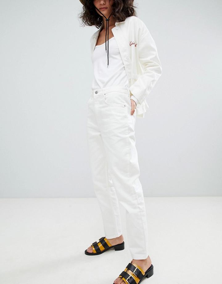 Uncivilised Mom Fit Jeans - Cream