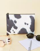 Paperchase Rodeo Cow Print Pouch - Multi