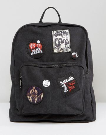 Sacred Hawk Black Sabbath Black Backpack - Black