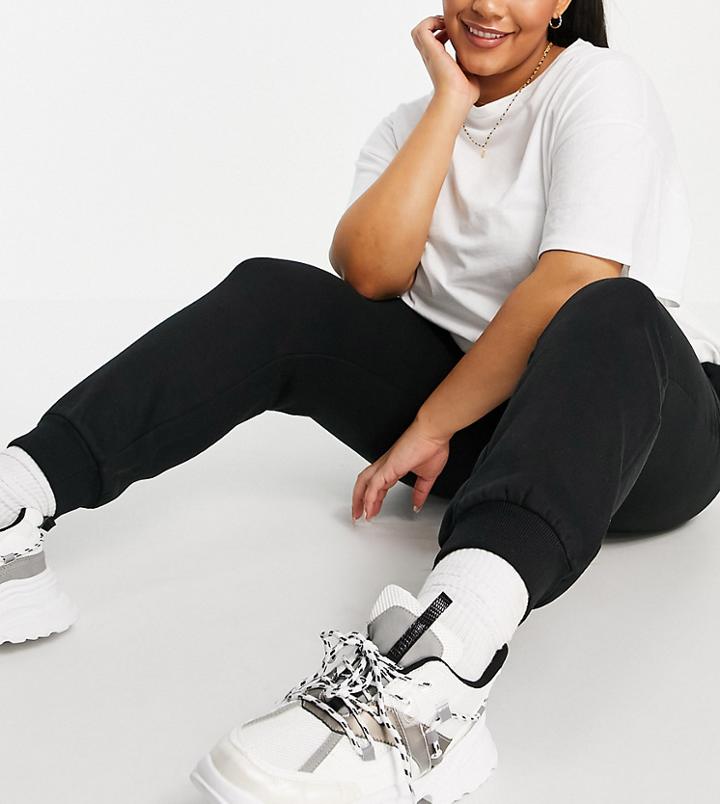 Simply Be Sweatpants In Black