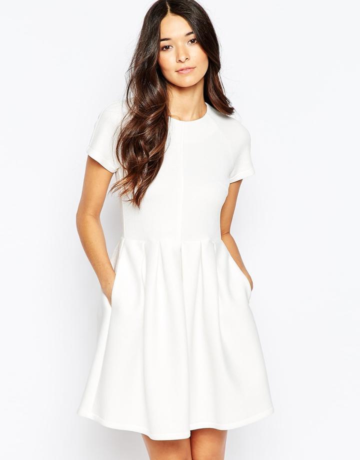 Traffic People Prom Dress - White