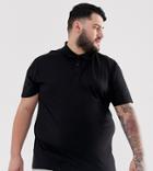Asos Design Plus Polo Shirt In Black