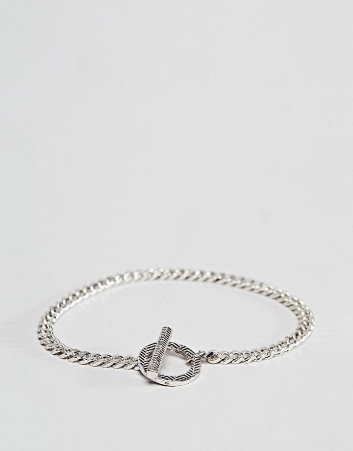 Icon Brand Silver Chain Bracelet - Gold