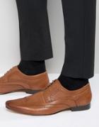 Kurt Geiger Bassie Derby Brogue Shoe - Tan
