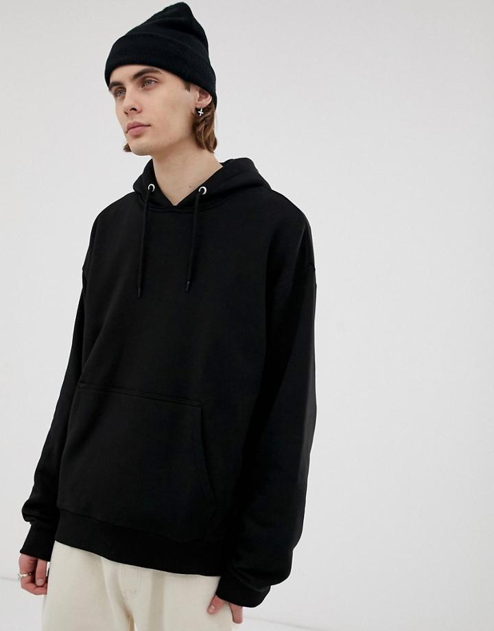 Weekday Big Hawk Hoodie - Black