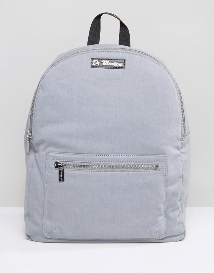 Dr Martens Canvas Backpack In Mid Gray - Gray