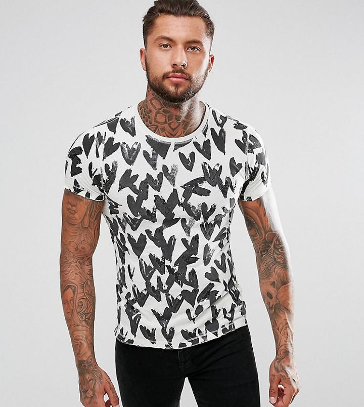 Diesel Hearts T-shirt - Cream