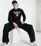 Barbour Beacon Large Logo Sweatshirt In Black - Exclusive To Asos