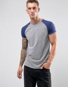 Yourturn Muscle Ringer T-shirt In Gray - White