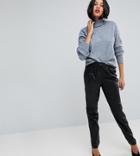 Y.a.s Tall Relaxed Leather Pants - Black