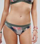 All About Eve Exclusive Tropical Print Bikini Bottom - Multi