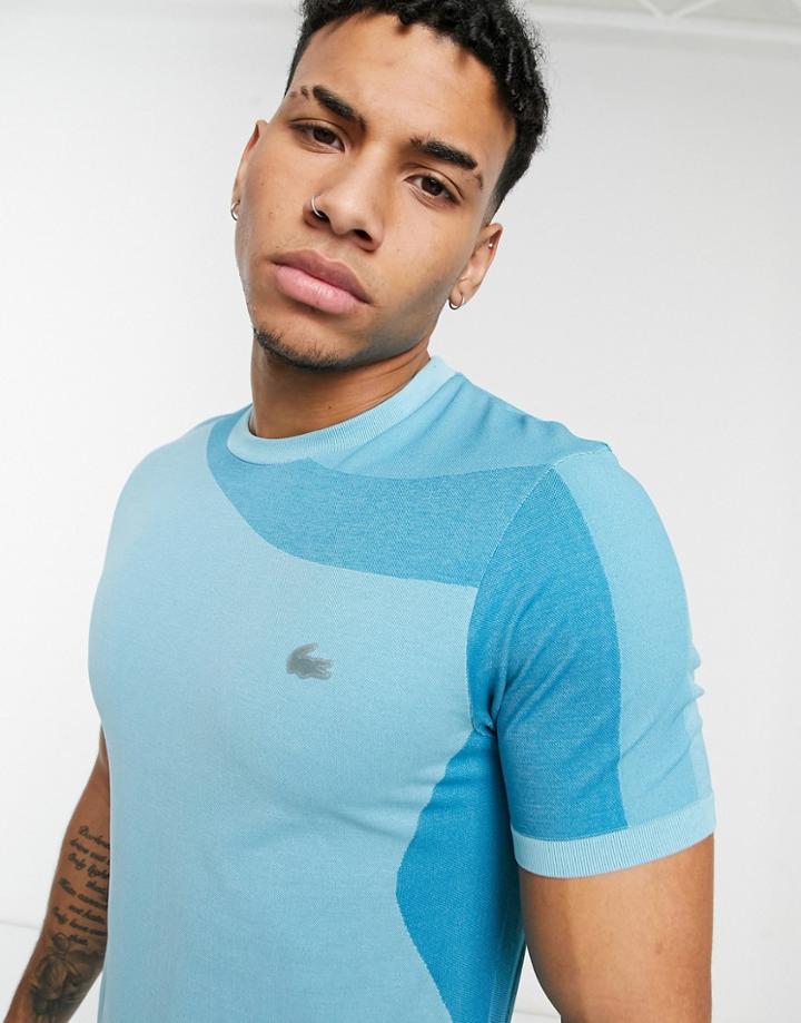 Lacoste Men's Motion Colorblock Ultra-light T-shirt-blues