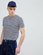 Hackett Mr. Classic Stripe T-shirt In Navy - Navy